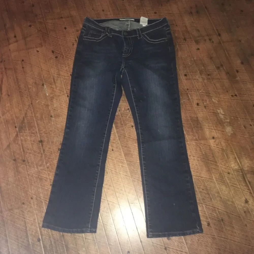 Stetson western cowboycore 8 dark wash No 816 crop jeans